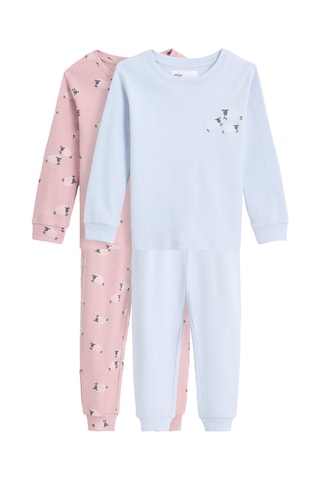 2 pigiami - Azzurro e rosa