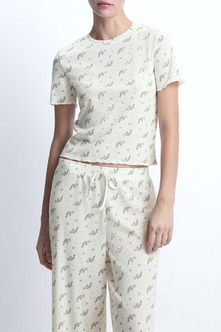 T-shirt pigiama - Bianco
