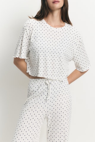 3 t-shirt pigiama - Bianco
