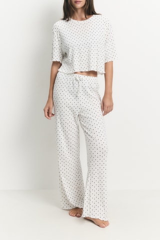 3 t-shirt pigiama - Bianco