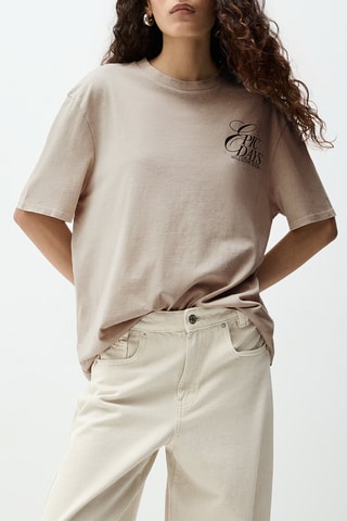 T-shirt - Beige