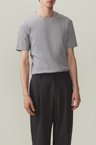 T-shirt slim - Grigio
