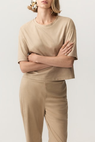 T-shirt - Beige