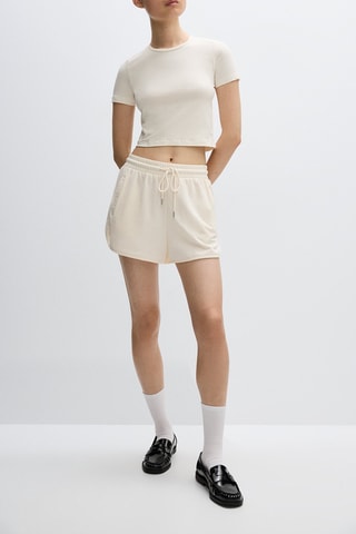 T-shirt cropped - Bianco