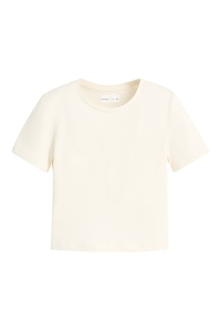 T-shirt cropped - Bianco