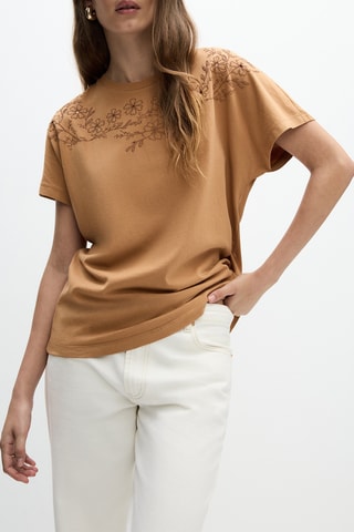 T-shirt - Cammello