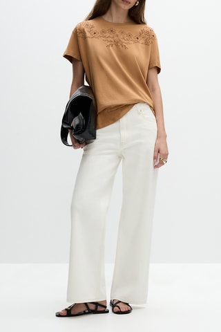 T-shirt - Cammello