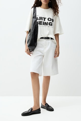 T-shirt oversize - Bianco