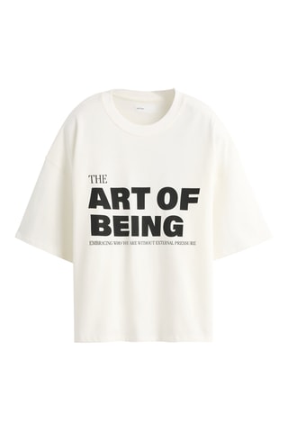 T-shirt oversize - Bianco