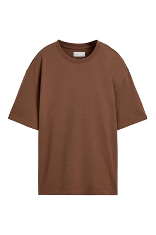 T-shirt oversize - Marrone