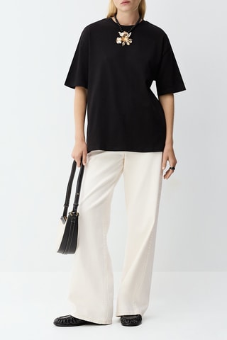 T-shirt oversize - Nero