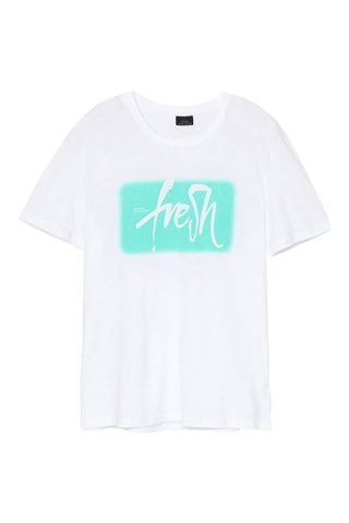 2 t-shirt - Bianco e lime