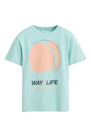 T-shirt - Celeste