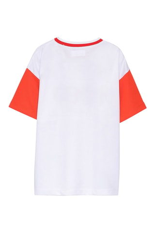 T-shirt - Bianco e rosso