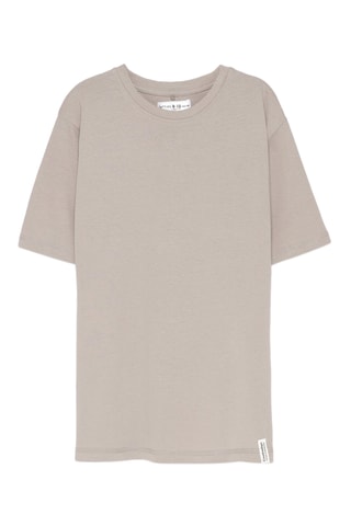 2 t-shirt - Taupe e verde chiaro