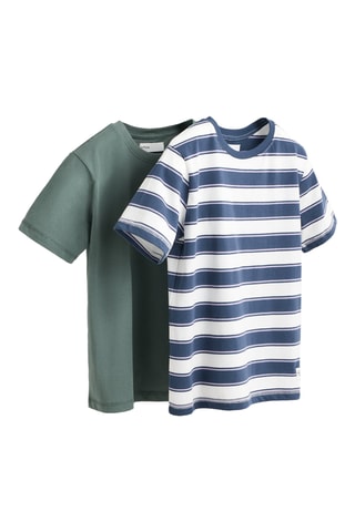 2 t-shirt - Kaki e petrolio