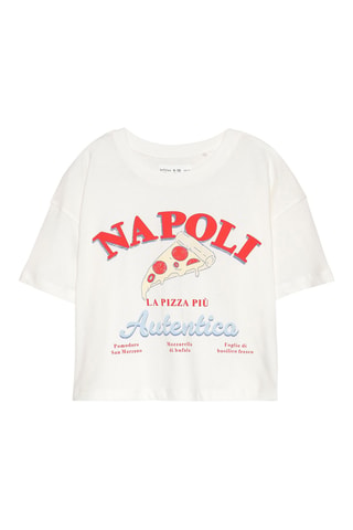 T-shirt - Bianco e rosso