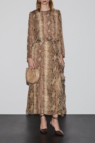 Blusa - Marrone e beige