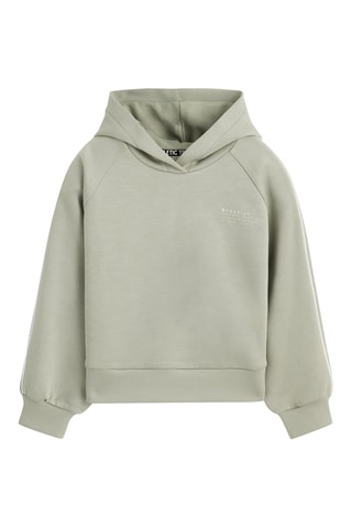 Felpa con cappuccio - Verde chiaro