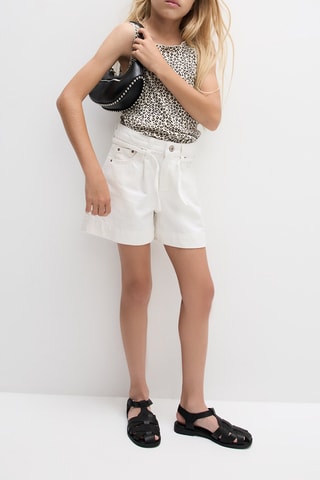 Shorts in jeans - Bianco