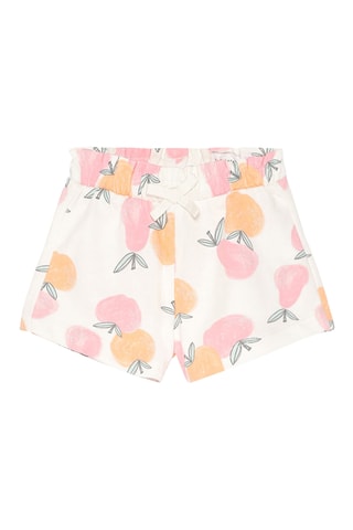 2 shorts - Bianco e arancione