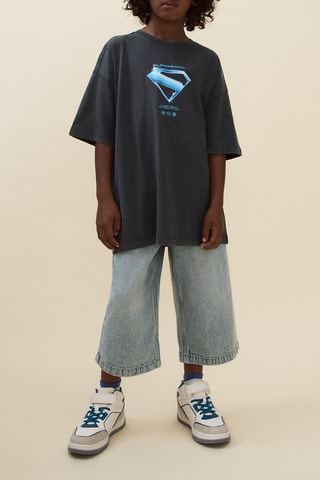 Bermuda in jeans - Celeste