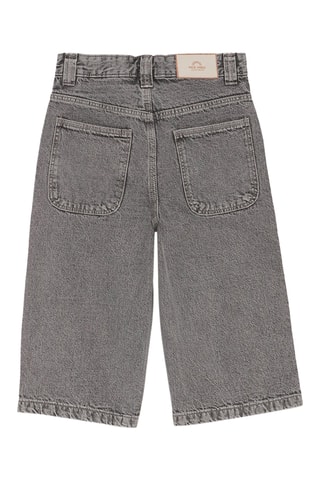 Bermuda in jeans - Grigio scuro