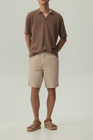 Bermuda slim - Beige