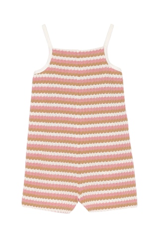 Tuta corta - Rosa e beige