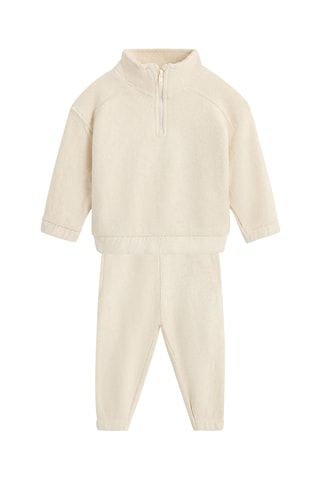 Felpa e pantaloni sportivi - Bianco