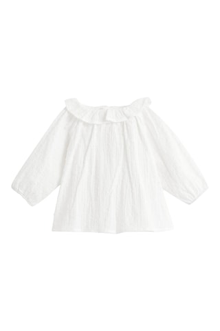 Blusa e bloomer - Bianco
