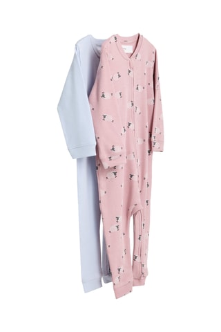 2 pigiamini - Celeste e rosa