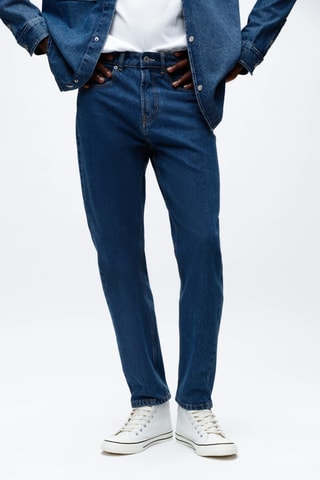 Jean tapered - Bleu marine