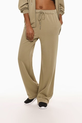 Pantaloni a vita alta - Beige