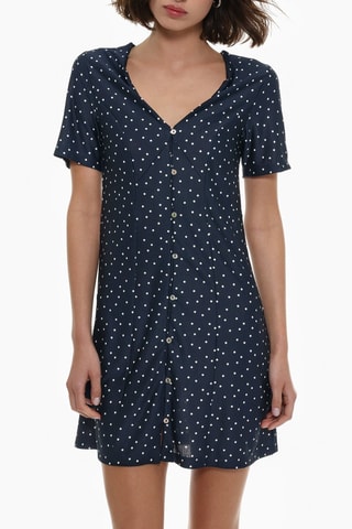 Robe chemise - Bleu marine