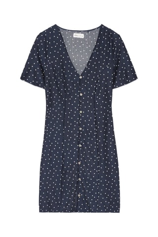 Robe chemise - Bleu marine