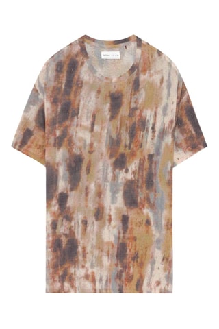T-shirt tie and dye - Marrone