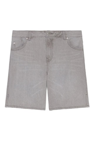 Short en jean - Gris