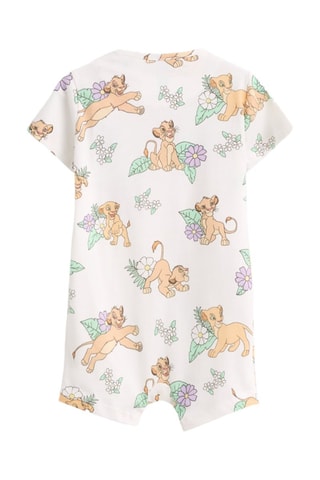 Pigiama Simba e Nala Il re leone Disney - Bianco