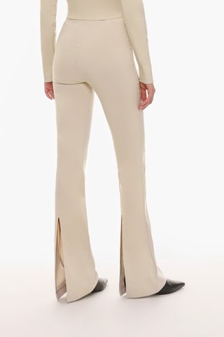 Pantaloni flare - Beige