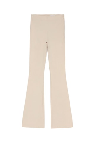 Pantaloni flare - Beige