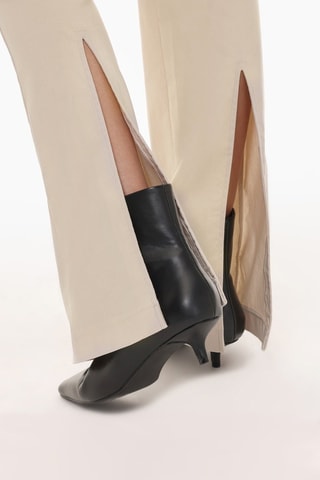 Pantaloni flare - Beige