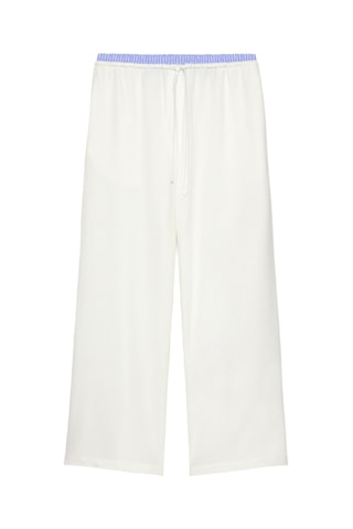 Pantaloni straight - Bianco