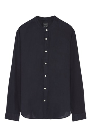 Chemise en lin - Bleu marine