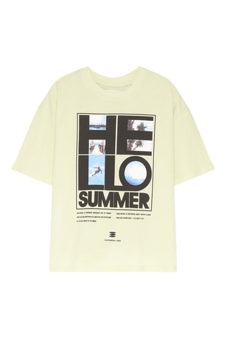T-shirt - Ecrù e nero