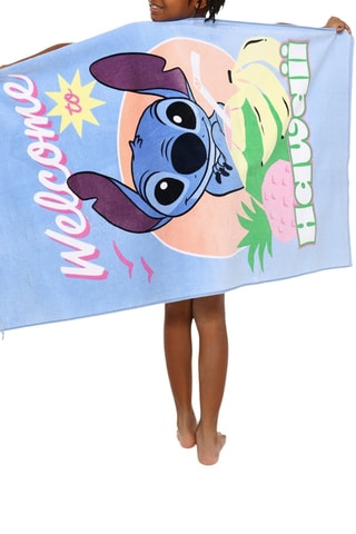Telo mare Stitch Lilo e Stitch Disney - Azzurro