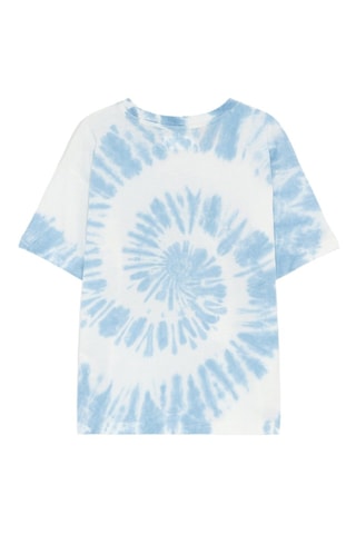 T-shirt tie and dye Grateful Dead - Bianco e celeste