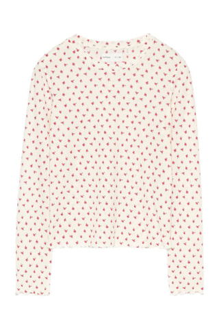 T-shirt pigiama - Bianco e rosso