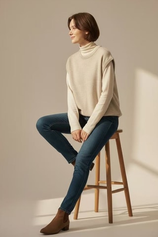 Gilet in lana - Ecrù