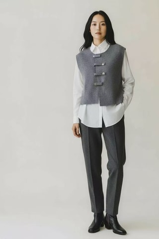 Gilet in lana - Grigio